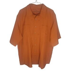 5.11 Tactical Traverse Button Up Shirt Mens XL Utility Outdoor Gorpcore Orange